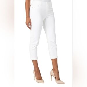 Liverpool Los Angeles Chloe Pull-On Crop Skinny Jeans SZ 6